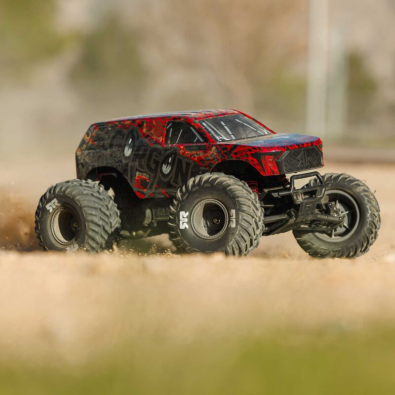 ARRMA 1/10 GORGON 223S 2WD RTR Brushless Monster Truck Red/Black