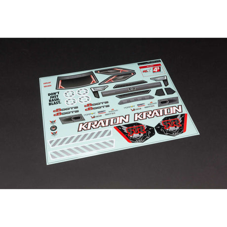 AR402213 Kraton 4x4 Clear Body with Decals