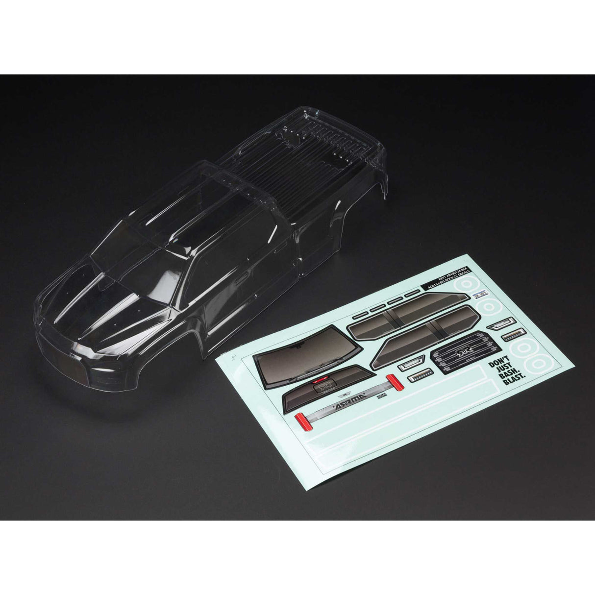 AR402284 BIG ROCK CREW CAB 4X4 Clear Body (Inc. Decals)