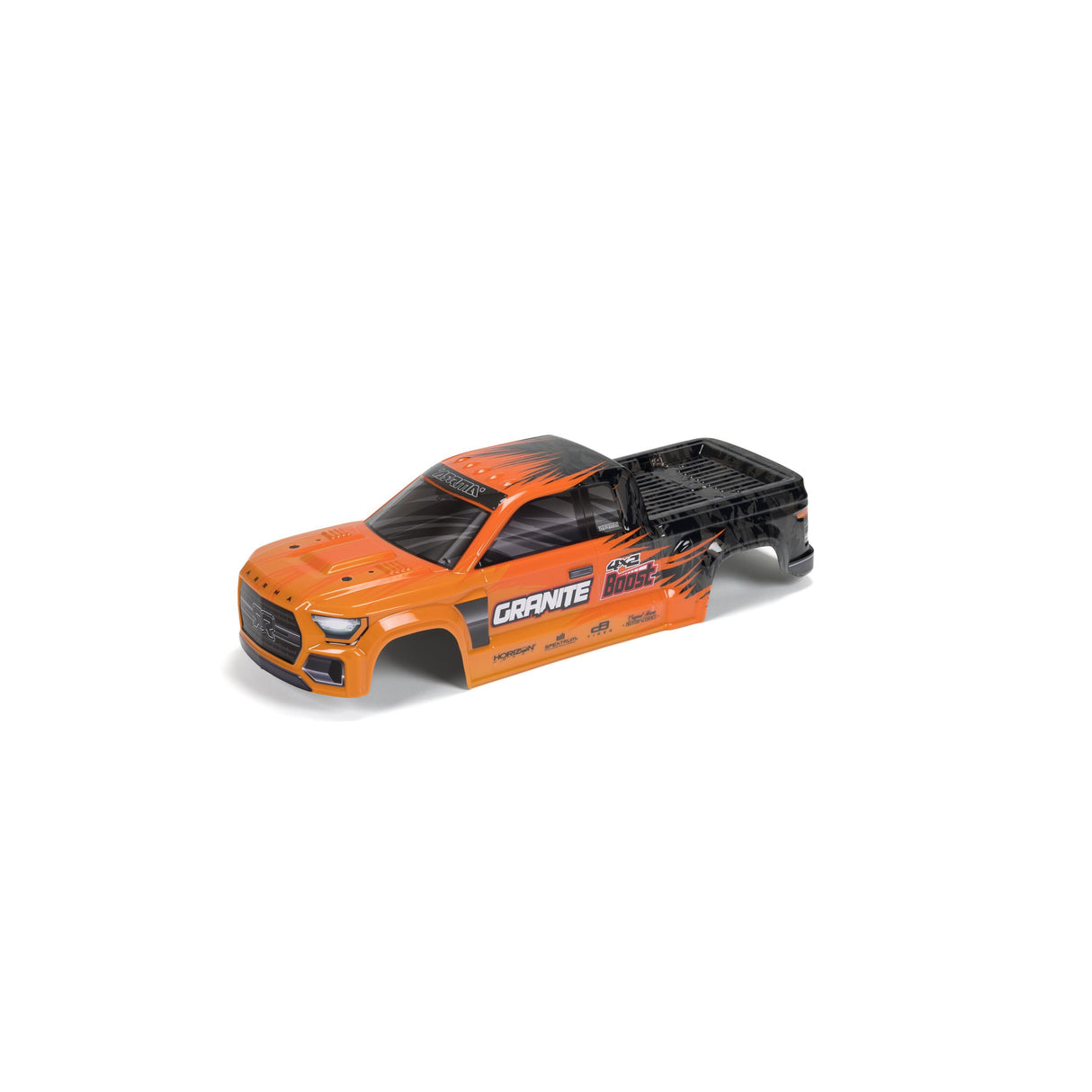 GRANITE 4X2 Painted Decaled Trimmed Body Org/Blk