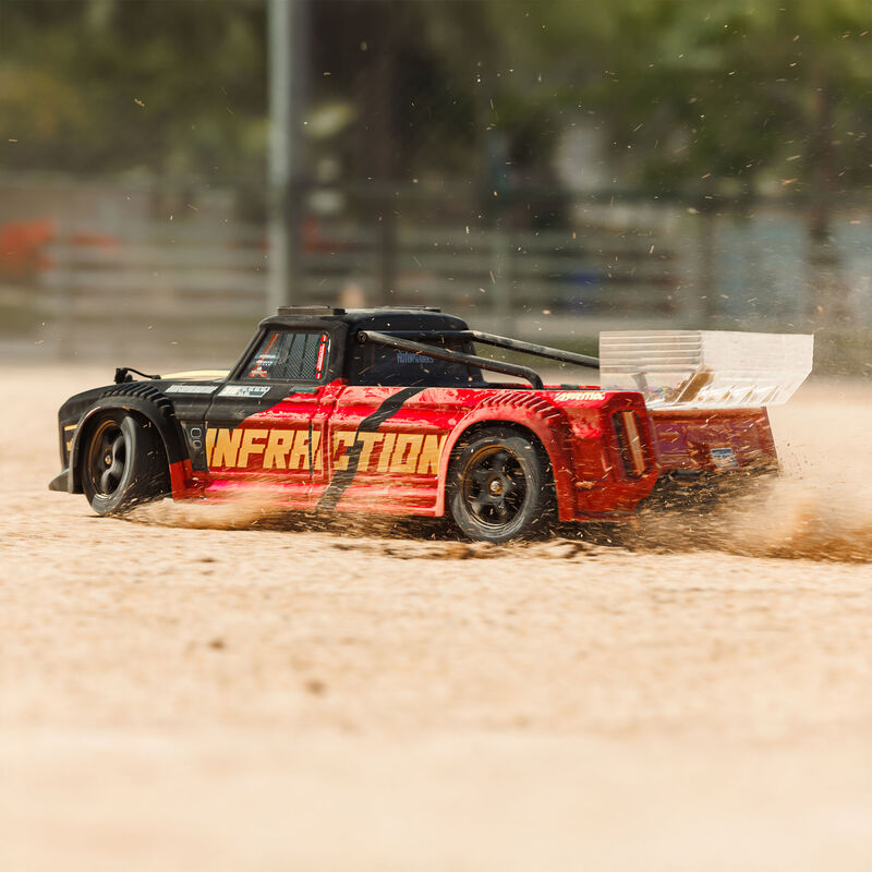 ARRMA 1/8 INFRACTION 223S DSC 4X4 RTR Brushless All-Road Street Bash Truck Black/Red