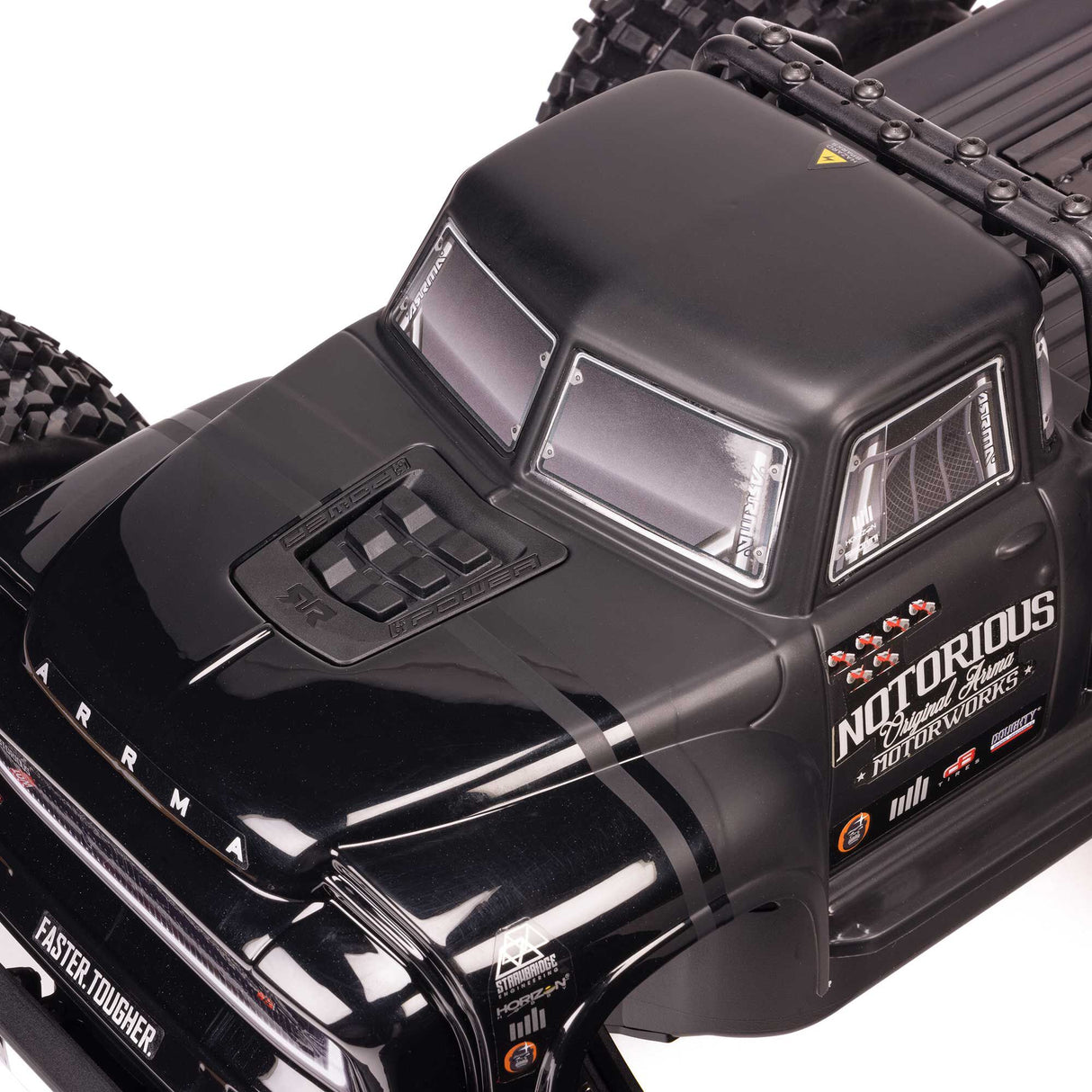 1/8 NOTORIOUS 4X4 6S BLX BRUSHLESS V6 STUNT TRUCK RTR