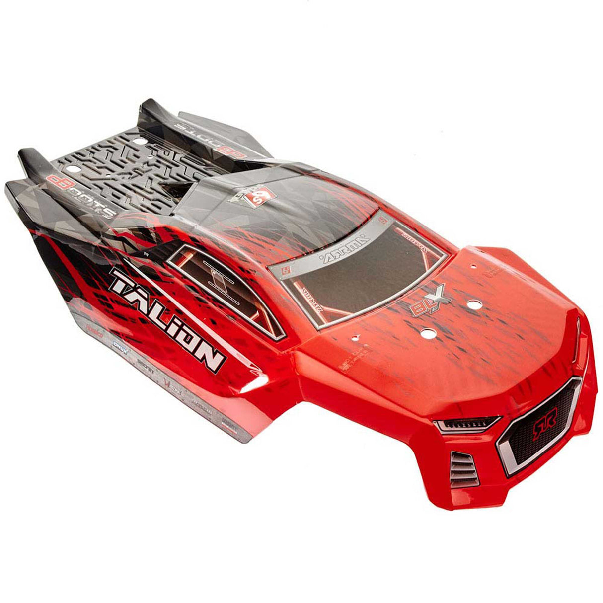 AR406135 Body Red/Black Pntd W/Decal Talion 6S BLX