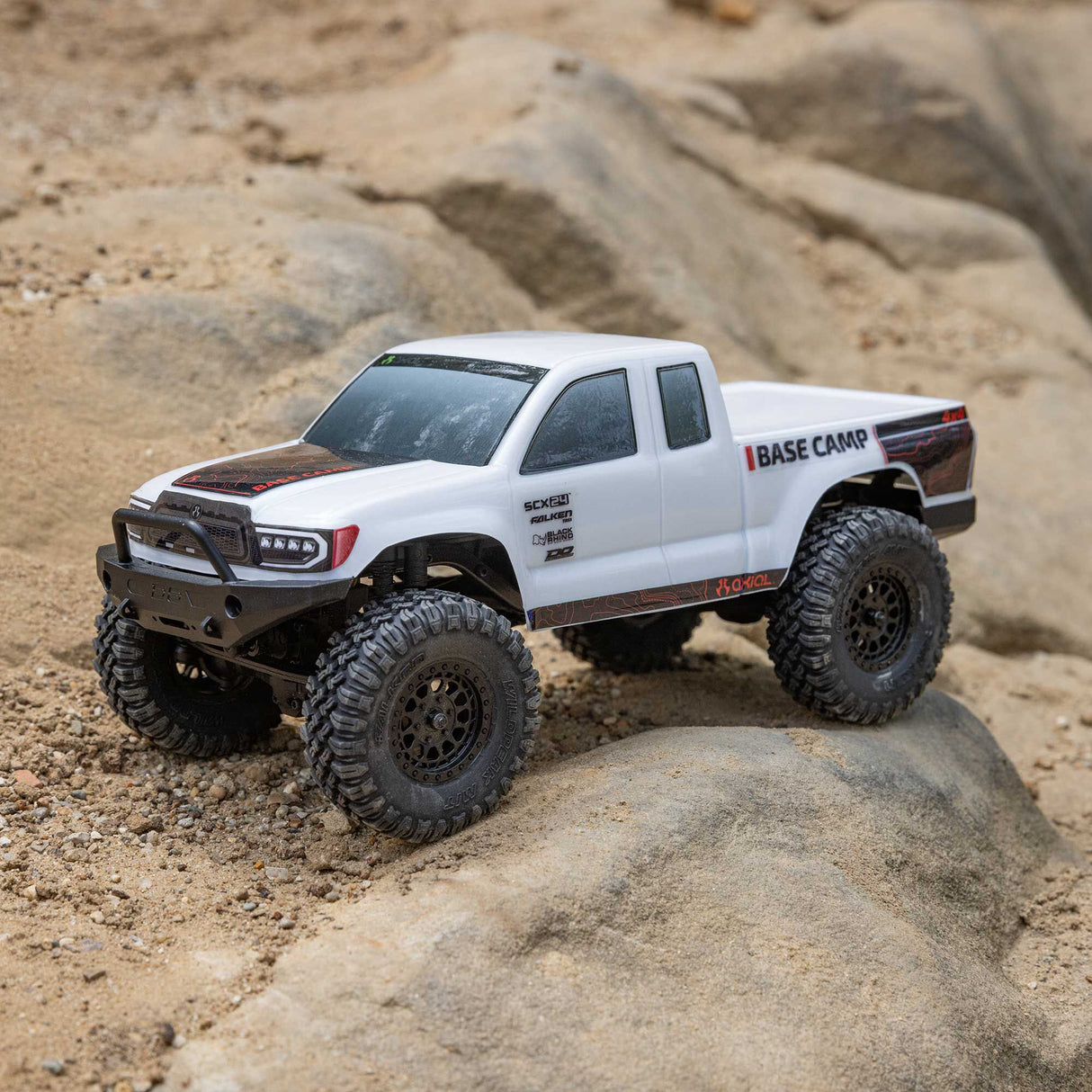 1/24 SCX24 Base Camp 4X4 RTR Brushed Rock Crawler (Battery & Charger Included)