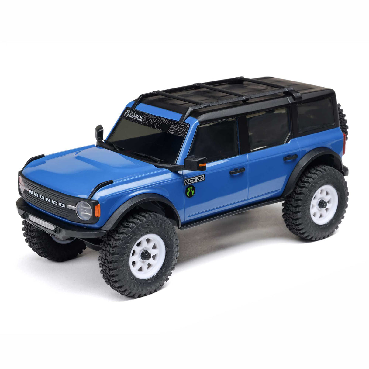 1/30 SCX30 Ford Bronco 4X4 RTR Brushed Rock Crawler (Battery & Charger Included)