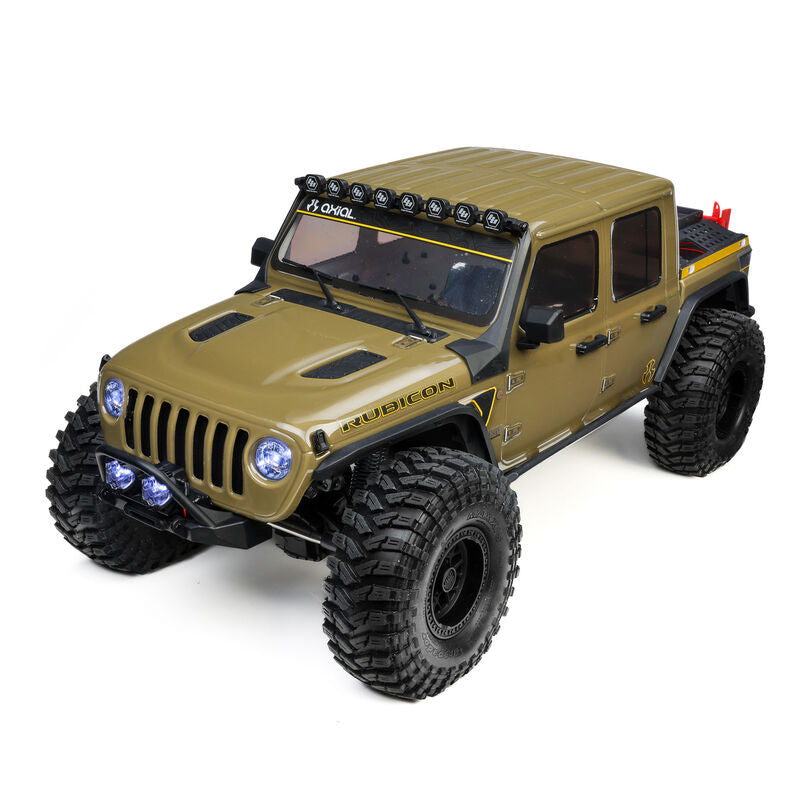 Axial 1/10 SCX10 III Motobilt Waypoint Jeep JT Gladiator 4X4 RTR Brushed Rock Crawler Green
