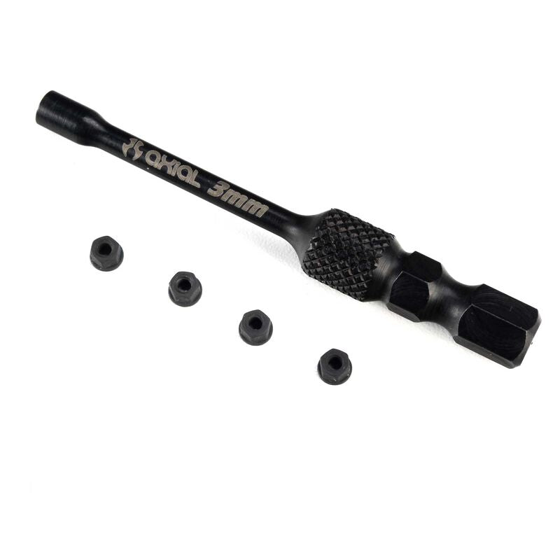 Axial Wrench Wheel Nut Serrated Steel: SCX30