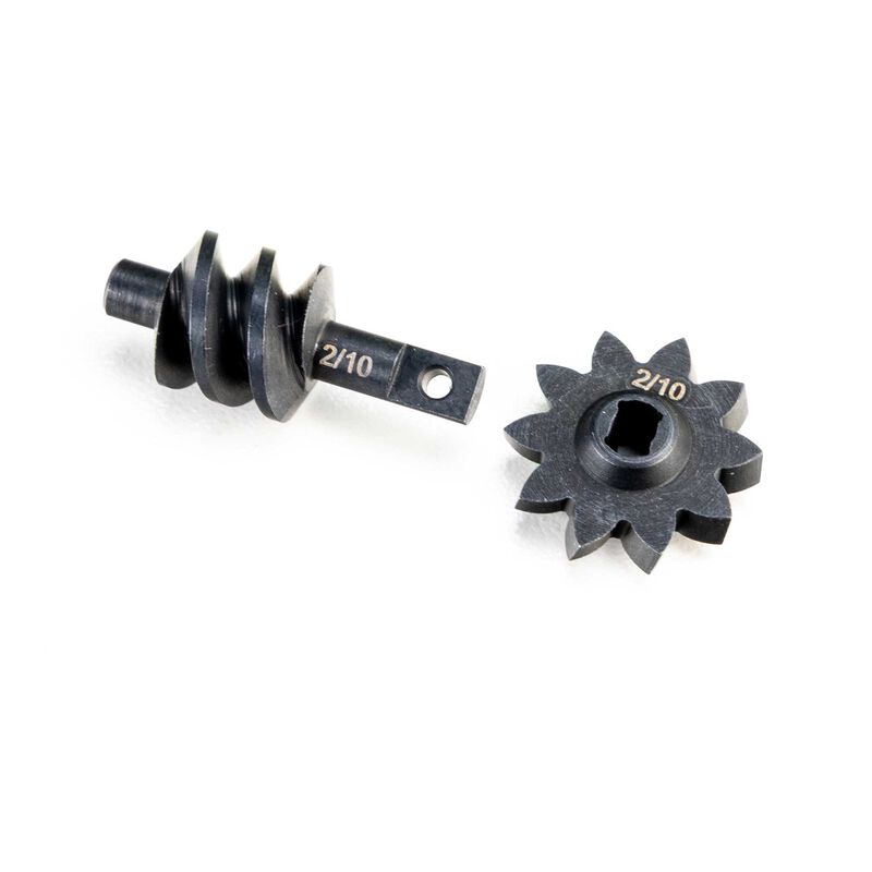 Axial Steel Ring/Pinion Worm Gear 2/10 Trans: SCX30