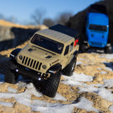 1/24 SCX24 Jeep JT Gladiator 4X4 RTR Brushed Rock Crawler (Battery & Charger Included), Beige