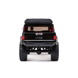 1/24 SCX24 Jeep JT Gladiator 4X4 RTR Brushed Rock Crawler (Battery & Charger Included), Black