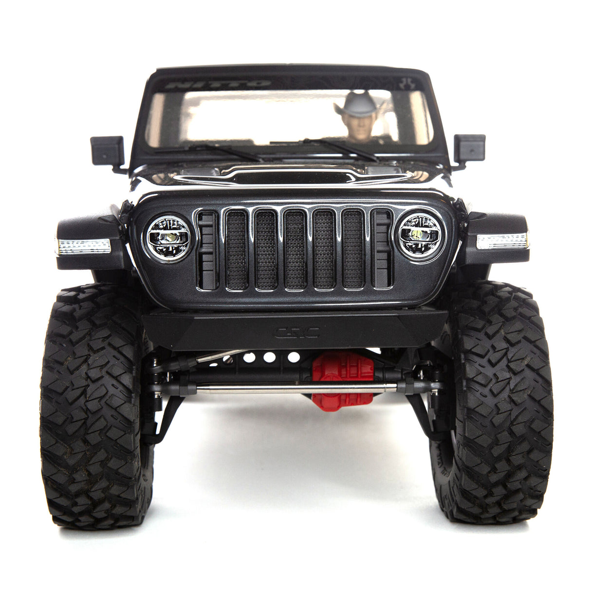 1/10 SCX10 III Jeep JT Gladiator 4X4 RTR Brushed Rock Crawler, Gray