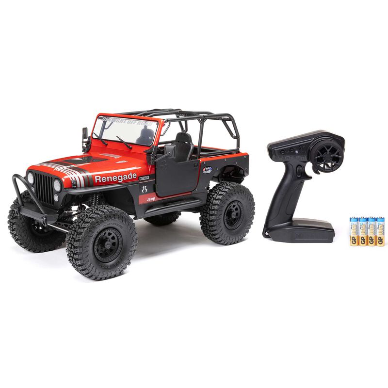 Axial 1/10 SCX10 III Jeep CJ-7 4X4 RTR Brushed Rock Crawler Red