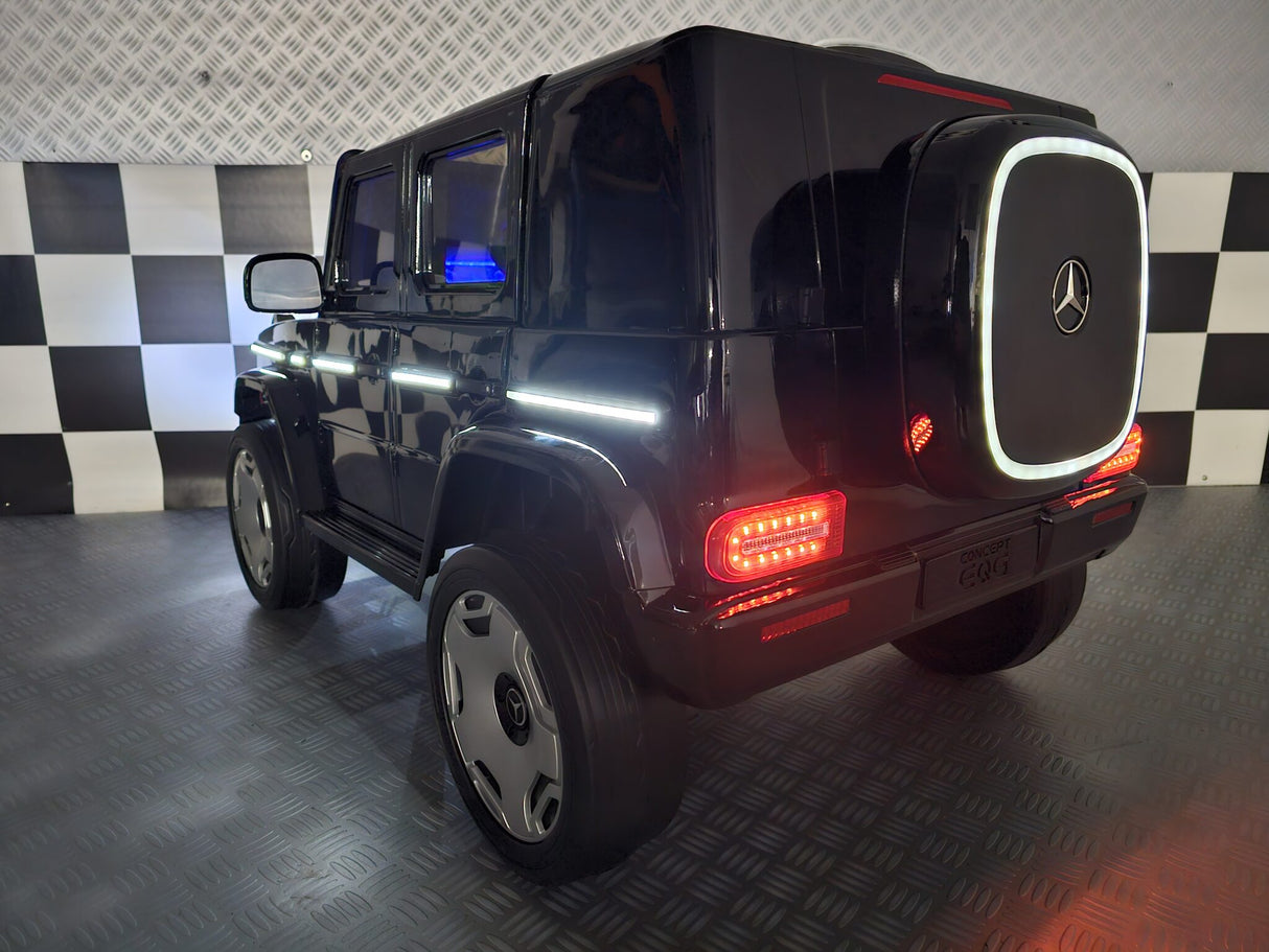 Children's car Mercedes EQG black 12 volts