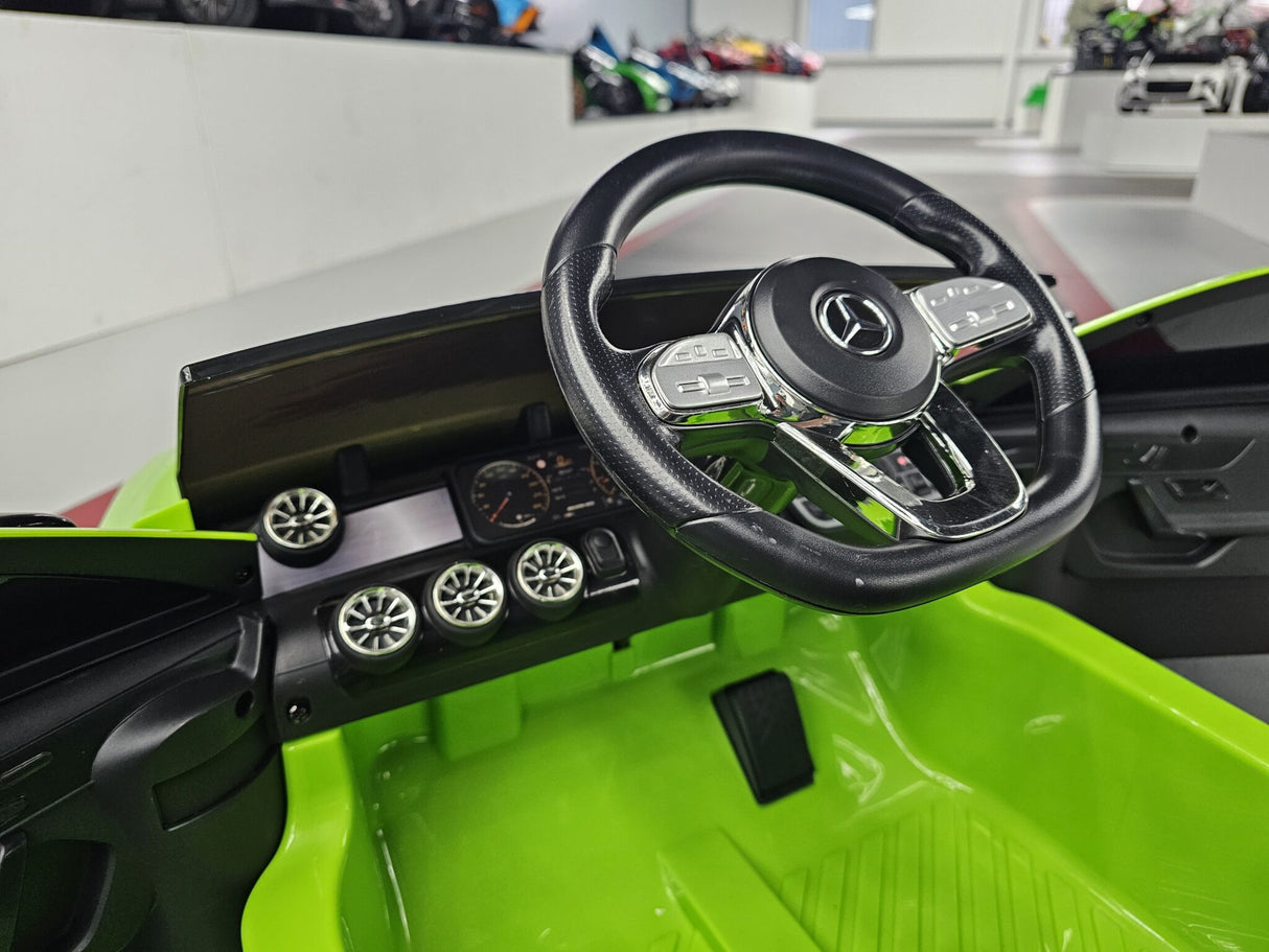 Children's car Mercedes CLA 45 green