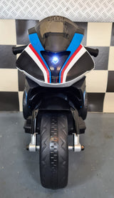 Mini BMW HP4 children's trike blue 12 volt