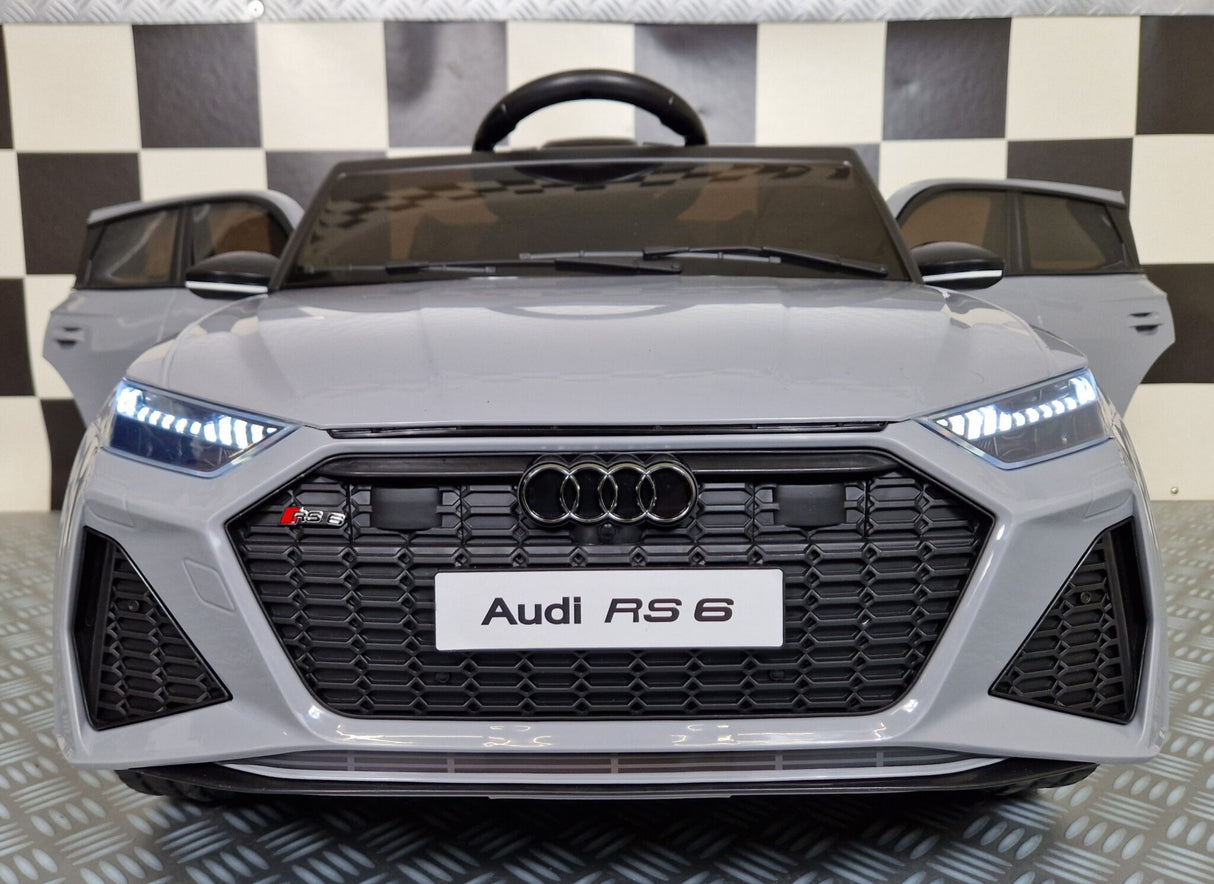 Electric children's car Audi RS 6 nardo grey