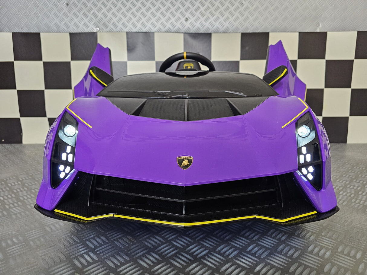 Children's car Lamborghini Auténtica purple 12 volts