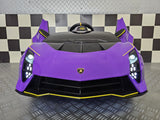 Children's car Lamborghini Auténtica purple 12 volts