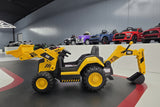 Caterpillar gravemaskine med laster børnetraktor 12 volt