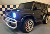 Mercedes G63 2 person 24 volt metallic black