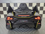 Electric children's car Lamborghini Auténtica 12 volt metallic gray
