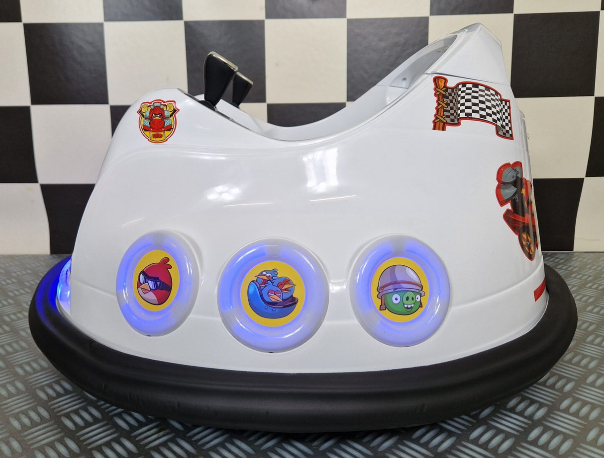 Bumper Car Angry Birds 6 volt white