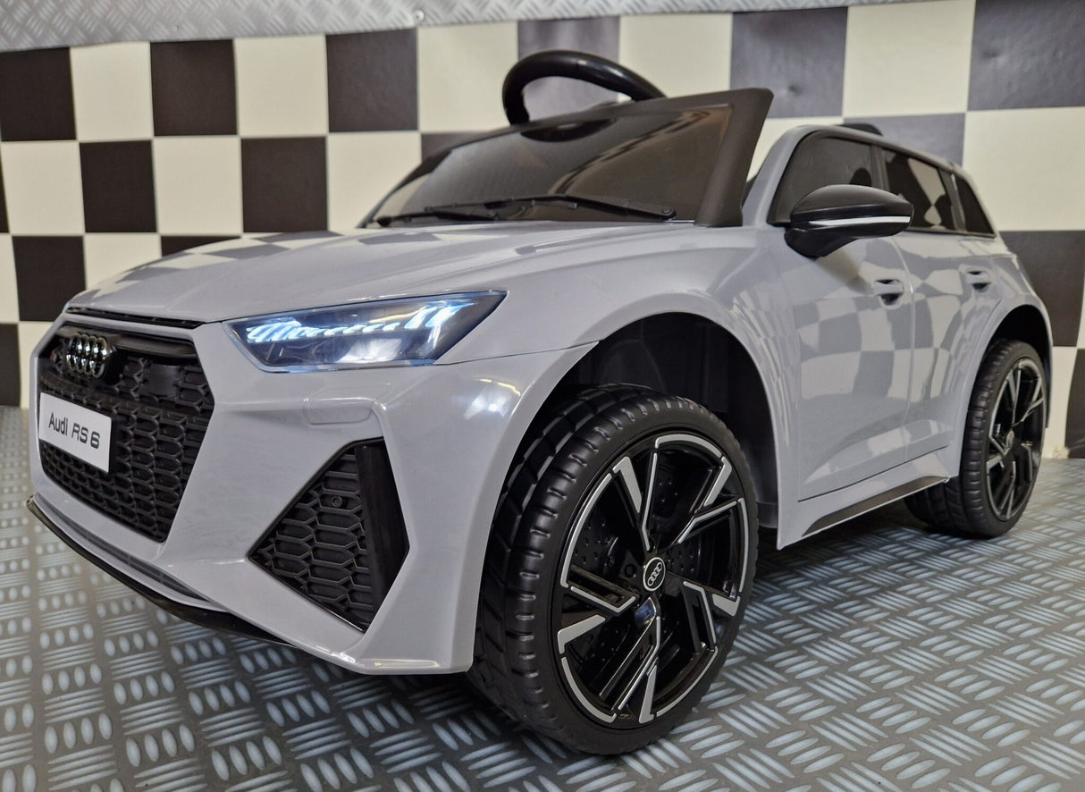 Electric children's car Audi RS 6 nardo grey
