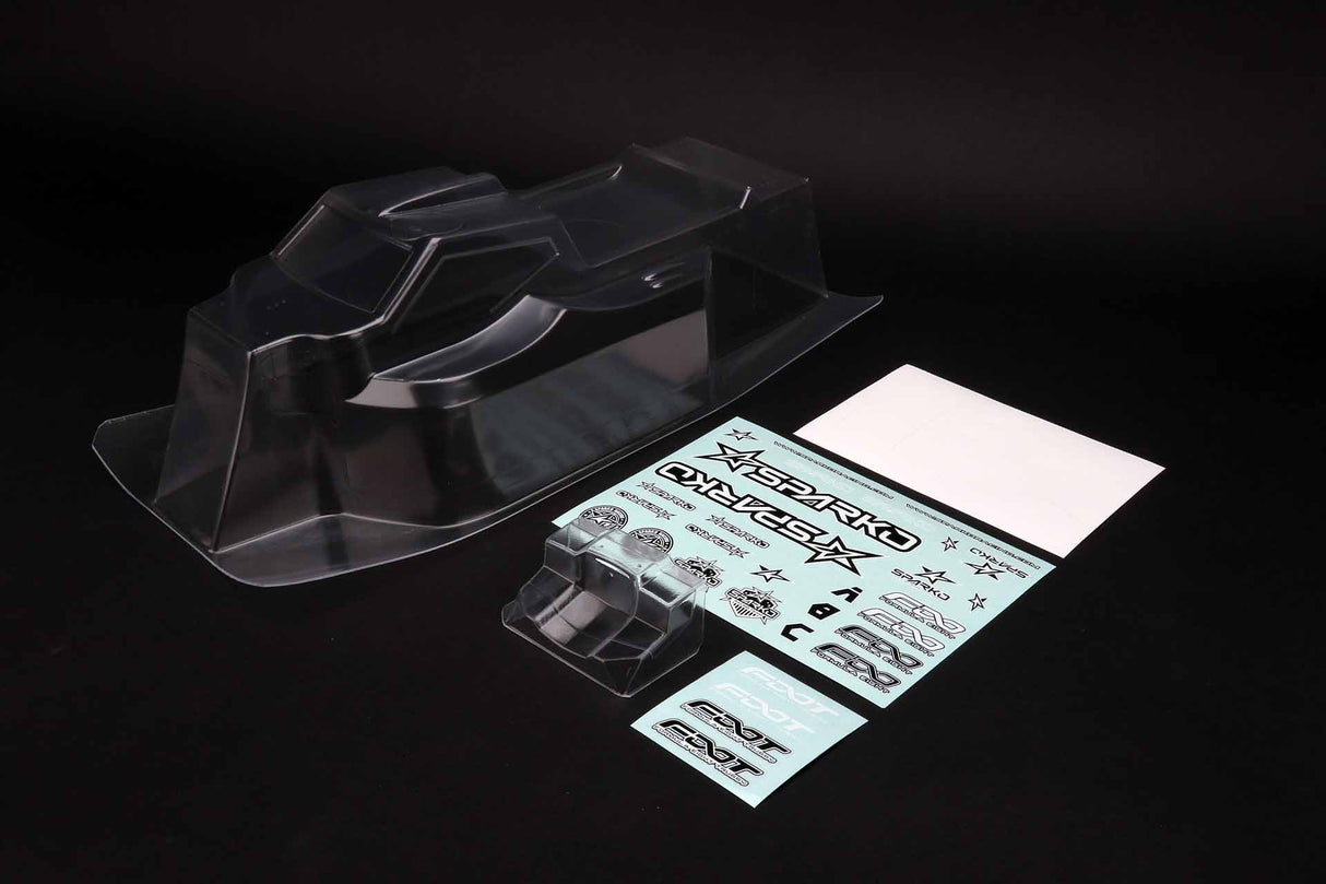 Sparko F8T 1:8 Nitro Truggy body shell
