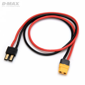 DynoMAX B9665 - Charge Lead TRX Male to XT60 14AWG 500mm