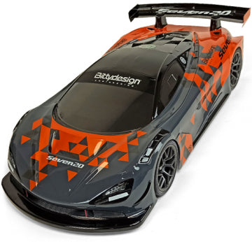 Bittydesign BDGT-190S20 - Body Seven20 (Clear) 1/10 GT 190mm