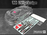 Seven65 1/8 GT Clear Body 325mm Wheelbase