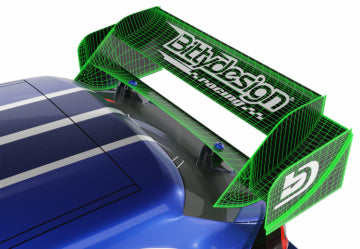 Bittydesign BDRX-P10RWXH - P10R Clear Wing Replacement Extra Hard