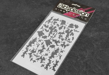 Hobbynox BDSTC-017 - Vinyl stencil - Camo Digi