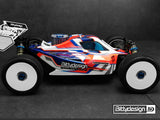 Body VISION 1/8 Buggy AE RC8B3.1 Nitro (Clear) Pre-Cut