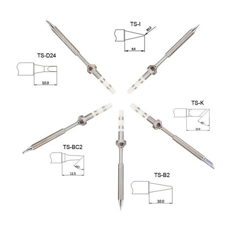 TS100 Soldering iron oled & intelligent control (12-24V/17-65W) V2022