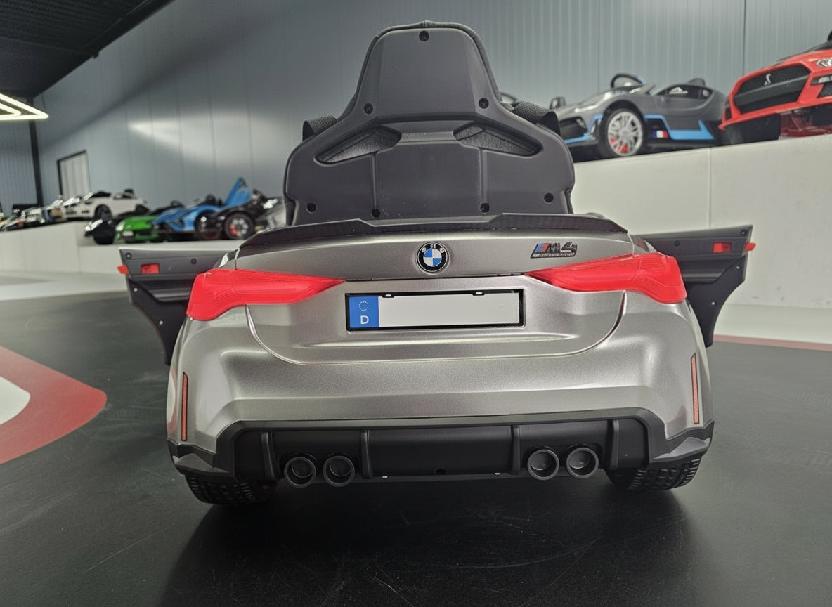Electric children's car BMW M4 12 volt metallic grey