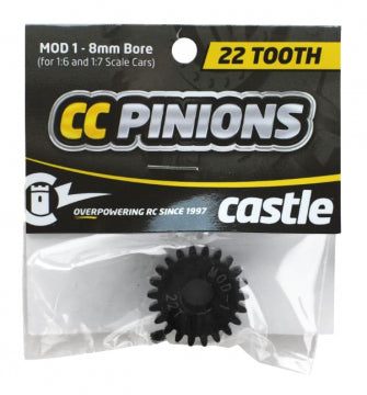 Castle Creations 010-0065-27 - CC Pinion 22T Mod 1 - 8mm