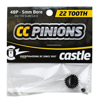 Castle Creations 010-0065-41 - CC Pinion 22T 48P - 5mm
