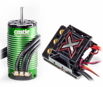 Castle Creations 060-0145-06 - Mamba Monster X ESC Combo with 1515-2200KV V2 Sensored Motor