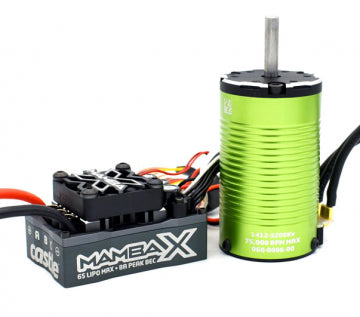 Castle Creations 010-0155-13 - MAMBA X SCT Sensor WP ESC 25,2v and 1412-3200KV 5mm Combo