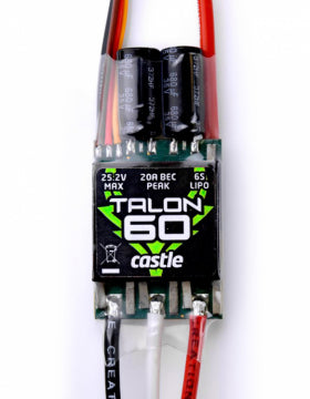 Castle Creations 010-0163-00 - TALON 60 - 2-6S 60A 8A-BEC ESC