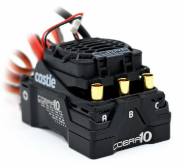 Castle Creations 010-0174-00 - Cobra 10 6S ESC WP 1/10 Car