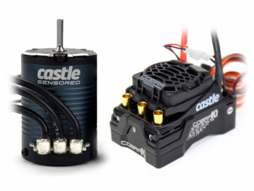 Castle Creations 010-0174-06 - Combo Cobra 10 6S ESC & 1406-2280kV Sensored Motor