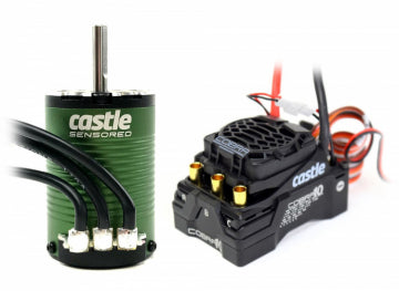 Castle Creations 010-0174-10 - Combo Cobra 10 6S ESC & 1410-3800kV 5mm Sensored Motor