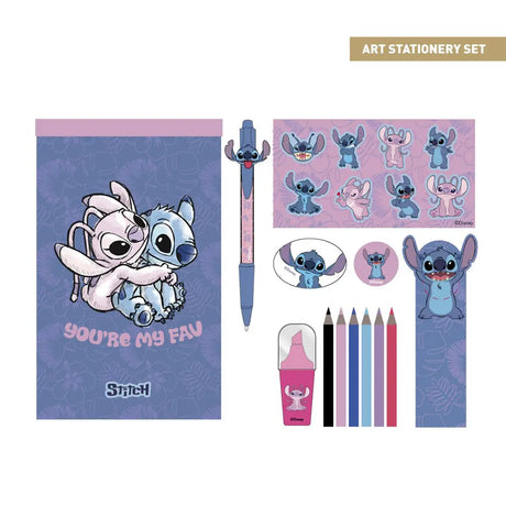 Art stationery set Stitch - Lilo and Stitch