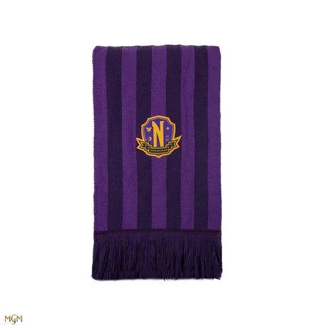 Scarf Nevermore Academy purple - Wednesday