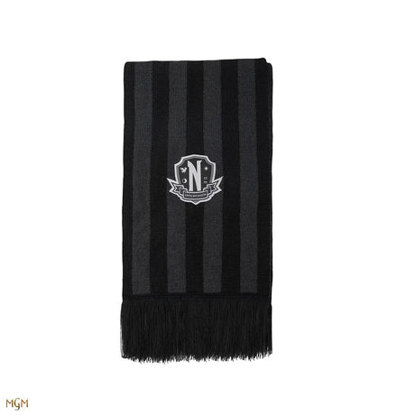 Scarf Nevermore Academy black - Wednesday