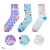 Set of 3 socks Luna Lovegood - Harry Potter