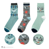 Set of 3 socks Hedwig - Harry Potter