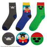 Set of 3 socks Spike, Crow & Mr. P - Brawl Stars